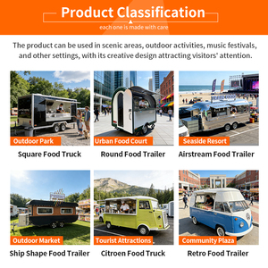 Chariot à café mobile personnalisé TUNE, camion à jus, camion de nourriture mobile, <span class=keywords><strong>remorque</strong></span> alimentaire mobile - Product Image 5