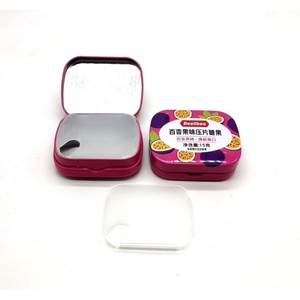 Boîte en fer blanc personnalisée 5g à couvercle rabattable, conteneur hermétique anti-humidité pour bonbons à la menthe et à mâcher, vente en gros directe usine - Product Image 4