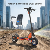 Trottinette électrique pliable Tufront, dernier modèle, moteur 1000W, deux roues, pneus larges, puissante, pour adultes