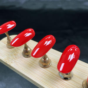 Harga pabrik OEM ODM HEMA Gel pelapis atas bening bebas kilap tanpa Seka berlian berkilau tinggi persediaan kuku tahan lama - Product Image 5