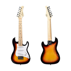 Chitarra elettrica per bambini, chitarra elettrica di piccole dimensioni per l'insegnamento e l'autoapprendimento, facile da iniziare