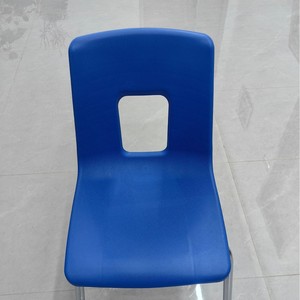 <b>Plastic</b> Chair Shell For School Chair Stackable Metal Frame Child Size Grey 24-047 - Product Image 1