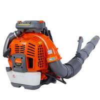 Soplador de Mochila Inalámbrico de Gasolina de Alta Potencia EB-9530 de 85cc, Motor sin Escobillas de Grado Industrial, Certificado CE, Motor de 2 Tiempos, 110m/s