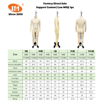 Maniquí de Costura Profesional Junmei para Hombre, sin Cabeza, de Fibra de Vidrio, para Pruebas de Prendas OEM, CN # Maniquí de Costura en Pie, 92 cm