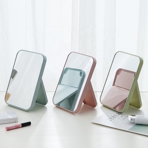 Soporte de tocador de un solo lado, soporte plegable de plástico antiguo, espejo de tocador de maquillaje cosmético - Product Image 2