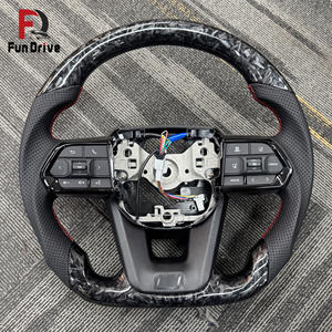 โตโยต้าหนังแท้สีดำเต็ม GR พวงมาลัยสำหรับ Toyota HILUX Corolla Gr86 Camry Land Cruiser Fortuner Gt86 Lc300 Lc200มีสินค้าในสต็อก - Product Image 3