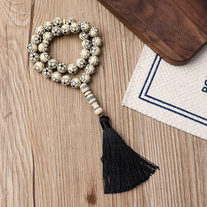 Pulsera de Oración Musulmana <span class=keywords><strong>Tasbih</strong></span> de 33 Cuentas, Borla Acrílica de 10 mm, Joyería Religiosa, Regalo para Hombres y Mujeres para Bautizos y Aniversarios - Product Image 4