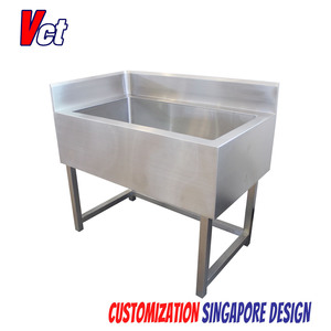 VICTORY Éviers de cuisine/hôpital en acier inoxydable personnalisés Inox durable pour fournitures d'hôtel et de restaurant - Product Image 5