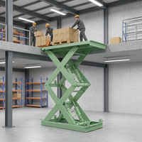 Plateforme élévatrice à ciseaux hydraulique électrique Taigang TGZG-G 500 kg 3 m max, grande table fixe personnalisable avec télécommande sans fil