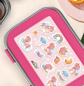 OEM Custom Print Flat 304 Stainless Steel Bento Box Leakproof Kids School Lunch Box with Leak-proof <b>Sauce</b> <b>Pot</b> - Product Image 4