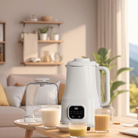 Mixeur multifonction à faible bruit pour jus, soupes et lait végétal, machine domestique de 1,2 L, automatique pour lait de soja