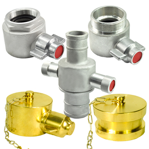 Adaptador Instantáneo <span class=keywords><strong>John</strong></span> <span class=keywords><strong>Morris</strong></span> BS336 con Rosca Hembra BSP de 2.5" y Tapa de Cadena de Aleación de Aluminio DN65 para Encendido de Espuma de Entrenamiento - Product Image 1