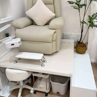 Plateforme de pédicure portable Yicheng Beauty, table de pédicure réglable en hauteur, poste de travail pour salon de manucure