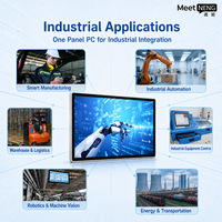 Airmax 15.6 Inch Industrial Touch Panel PC Intel Core I5 Antarmuka Fleksibel LAN COM USB GPIO Stok untuk Integrasi Peralatan