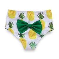 Nuevo Conjunto de Bikini de Verano para Bebés Niñas, Traje de Baño con Estampado de Frutas y Pañuelo para la Cabeza, 3 Piezas, Ropa de Playa, Traje de Baño Infantil