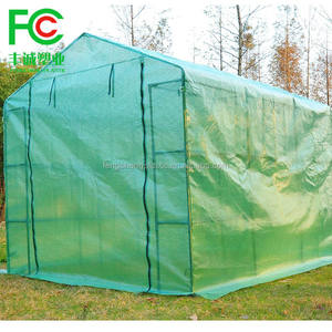 Bâches en plastique <span class=keywords><strong>pour</strong></span> l'horticulture, 130 g/m², stabilisées aux UV, vertes, transparentes, en HDPE, bâche en leno - Product Image 5