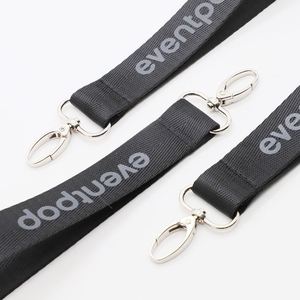 Wholesale Custom Music Festival Merchandise Live Event Souvenirs Personalized Logo Nylon <b>Wristlet</b> Keychain Lanyards - Product Image 3