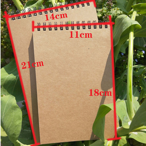 LABON 50 <span class=keywords><strong>fogli</strong></span> Khaki Sketchbook <span class=keywords><strong>quaderno</strong></span> a spirale <span class=keywords><strong>quaderno</strong></span> interno in bianco bianco per pittura disegno scrittura - Product Image 5