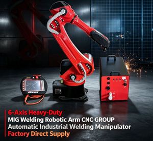 Bras robotisé de soudage MIG à 6 axes, robuste, CNC GROUP, manipulateur de soudage automatique industriel, directement de l'usine - Product Image 1