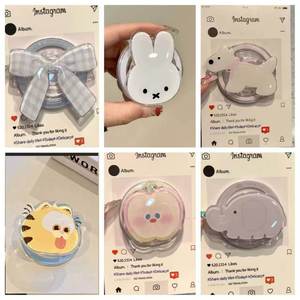 Nouveau support de téléphone magnétique pliable et rétractable pour bureau, motif lapin Miffy mignon, style Japon et Corée - Product Image 2