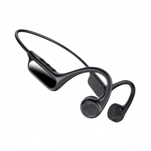 <span class=keywords><strong>Auricolari</strong></span> <span class=keywords><strong>Bluetooth</strong></span> a Conduzione Ossea X67 IPX5 Impermeabili per Trekking e Sci, Leggeri 25g in Lega di Titanio, Cuffie Hifi per Sport e Palestra - Product Image 1