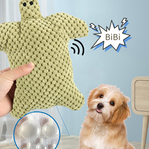 Giocattolo per Cani a Forma di Tartaruga in Peluche con Squeaker Interno per la Pulizia dei Denti, Accessori per Animali Domestici Forniti dalla Fabbrica - Product Image 4