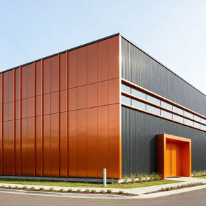 Panneau composite en aluminium 3 mm, revêtement PVDF, ignifuge, panneau mural extérieur moderne, longueur personnalisée - Product Image 5