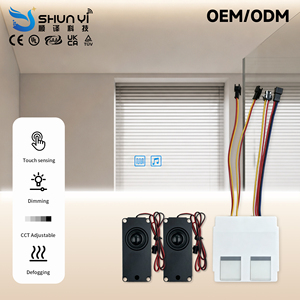 कस्टम लोगो दोहरी कुंजी स्पर्श सेंसर स्विच 12 वी 60w cct dimmer Doging - Product Image 1