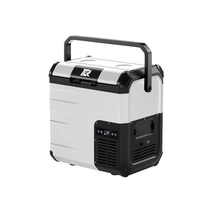 Heating&Cooling Portable 18L Car <b>Refrigerator</b> Fridge 12V/24V with Compressor -20C~10C Plastic Door - Product Image 1