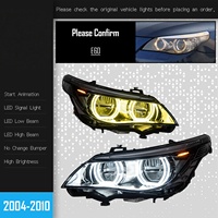 Feux avant à LED Veidt pour BMW Série 5 E60 (2003-2010) - Style M5 avec feux de jour bicolores Angel Eye modifiés