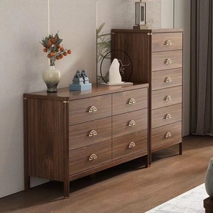 Tủ ngăn kéo kiểu Trung Quốc Tủ lưu trữ phòng khách mới với thiết kế treo tường cho tủ quần áo phòng ngủ - Product Image 1