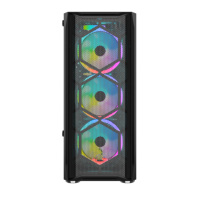 Itx-cpu cool atx, Torre completa de escritorio con lcd, acrílico, rugerizado, pc, refrigeración, juegos, armario de ordenador