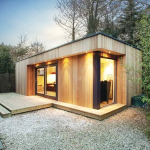 Casa Prefabbricata Modulare Tiny Home, Chata Prefabbricata Sips Mobile con Più Stanze in Acciaio Leggero - Product Image 1