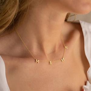 مخصص الفولاذ المقاوم للصدأ اسم ماما قلادة شخصية مخصصة رسالة قلادة قلادة قلادة لوحة اسم المجوهرات دروبشيبينغ - Product Image 4