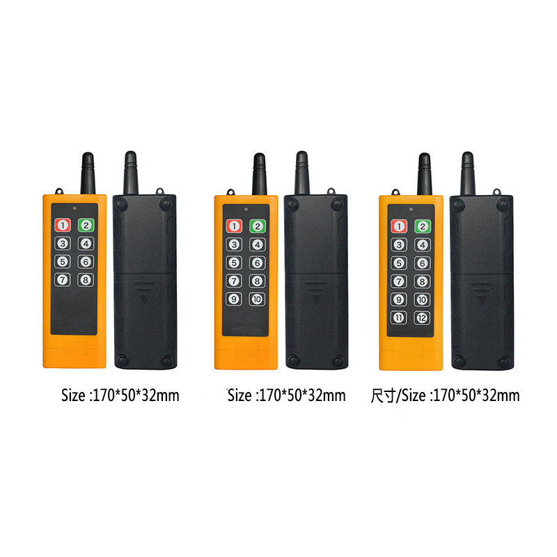 LCC 6 Single Speed Buttons <strong>Wireless</strong> Industrial <strong>Remote</strong> <strong>Control</strong> for <strong>Elevator</strong> Crane Radio Q600
