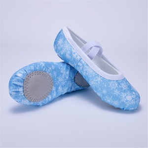 Scarpe da ballo <span class=keywords><strong>con</strong></span> zampa di gatto <span class=keywords><strong>blu</strong></span> da ragazza scarpe da ballo a <span class=keywords><strong>tacco</strong></span> piatto <span class=keywords><strong>con</strong></span> suola morbida scarpe da ballo per bambini - Product Image 5