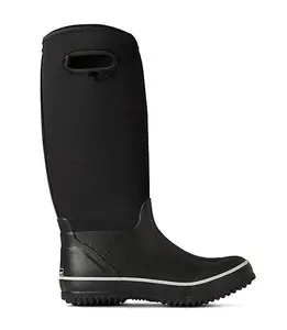 Grosir Fashion Wanita KOTORAN Neoprene Safety Wellington Boots Hujan dengan Pegangan