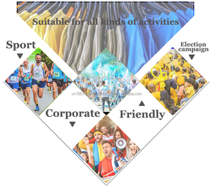 Camiseta unisex 100% poliéster manga larga con cuello redondo logotipo personalizable evento maratón transpirable sublimación estampado para hombres y mujeres - Product Image 2