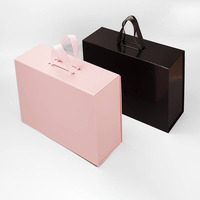 Caja de Regalo Premium para Corbatas de Talla Grande |   Elegante Funda Magnética Plegable |   Empaque Ecológico Plegable para Ropa y Zapatos