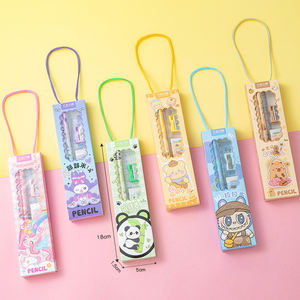 Offre Spéciale 5 pièces mignon dessin animé crayon papeterie ensemble pour étudiants remise des diplômes <span class=keywords><strong>saison</strong></span> prix cadeau promotionnel - Product Image 2