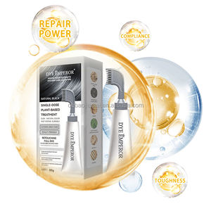 DYE EMPEROR Teinture capillaire permanente personnalisée avec peigne intégré, sans ammoniaque, sans peroxyde, couvrant à 100 % des <span class=keywords><strong>cheveux</strong></span> gris - Product Image 2