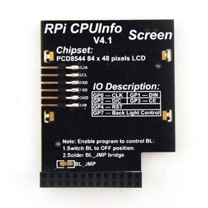 #33025 <span class=keywords><strong>Raspberry</strong></span> Pi 3 Modèle B CPU Info Écran LCD 1.6 pouces 84x48 avec interrupteur de rétroéclairage Compatible <span class=keywords><strong>Pi2</strong></span>/1/ Orange Pi - Product Image 3