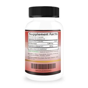 Suplemento de D-Manosa 1300mg con Extracto de Arándano para Adultos, Apoya la Salud del Tracto Urinario, Cápsulas Herbales de D-Manosa - Product Image 4