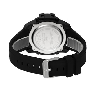 Skmei Digital Watch Men Black Silicone Strap 50M Waterproof Dual Time Countdown Timer Sport Watch - Product Image 4