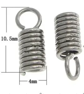 Diy Jewelry Crimp Stainless Steel Terminators chain cone end for For DIY Bracelet Necklace Jewelry End Connector Accessories