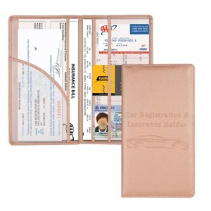 Billetera de cuero PU con seguro de registro de <span class=keywords><strong>coche</strong></span>, porta documentos - Product Image 1