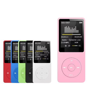 Reproductor MP3 con Carcasa Metálica de 1.8 Pulgadas, Pantalla HD, Bluetooth 5.0, 20 Horas de Duración de Batería, Dispositivo Musical Personalizado de Fábrica para Estudiantes y Fitness - Product Image 1