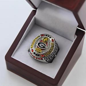 Anello in Lega del Campionato SEC di Football Americano 2021 dei Georgia Bulldogs, Placcato in Argento 925, Rappresenta la Gloria e il Maestria sul Campo - Product Image 6