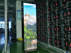 P2 P2.5 P3 Floor Standing Led Poster Full Color Outdoor Commercial Advertising Led Display Screen