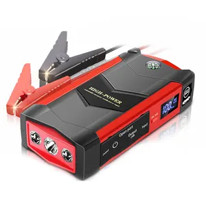 Produtos utilitários Duráveis Emergência Battery Auto Booster 4 USB Jump Start Power Bank recarregável para carro